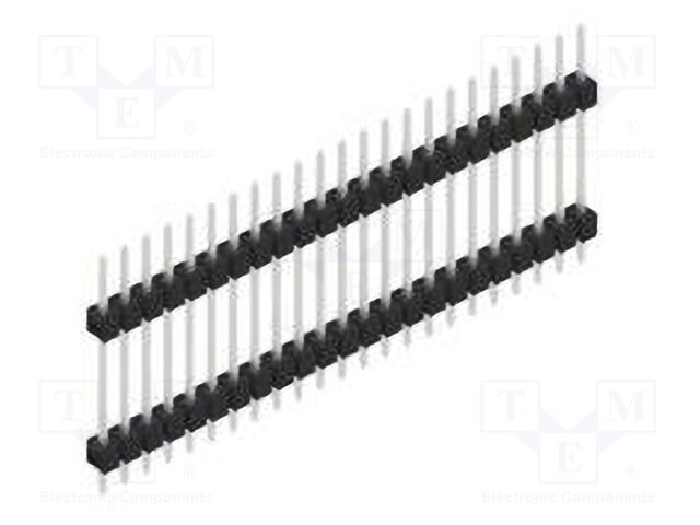 Connector: pin strips; pin header; male; PIN: 23; 2.54mm; THT; 1x23