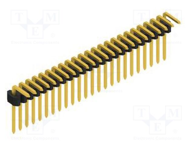 Connector: pin strips; pin header; male; PIN: 24; 1.27mm; THT; 1x24