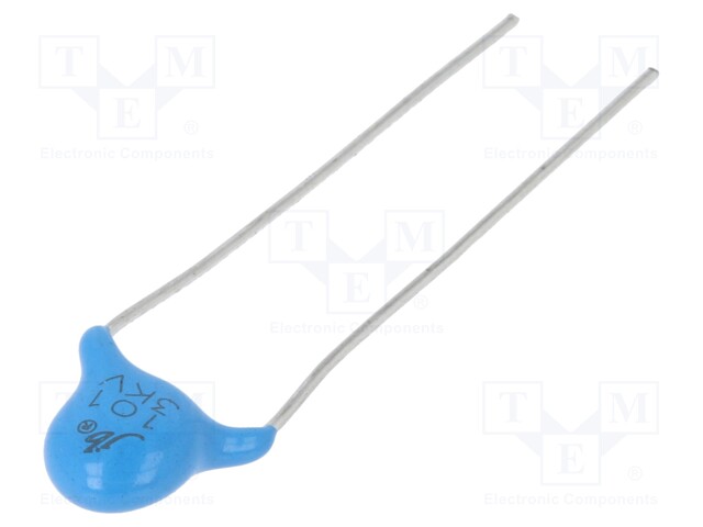 Capacitor: ceramic; 100pF; 3kVDC; Y5P; ±10%; 7.5mm