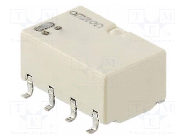 Relay: electromagnetic; DPDT; Ucoil: 5VDC; 0.3A/125VAC; 1A/30VDC