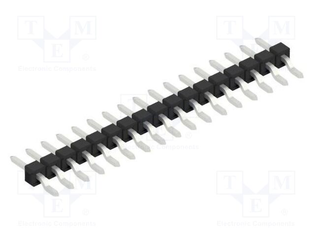 Connector: pin strips; pin header; male; PIN: 17; 2.54mm; SMT; 1x17