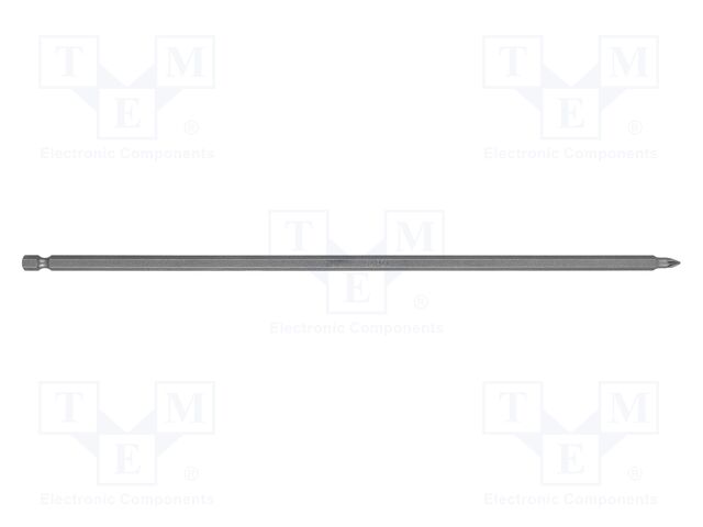 Screwdriver bit; Pozidriv®; PZ1; 1/4"; Overall len: 300mm
