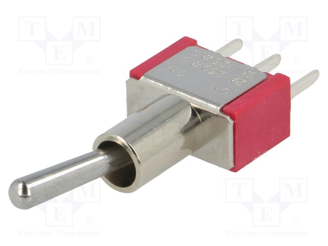 Switch: toggle; Pos: 2; SPDT; ON-ON; 5A/125VAC; 5A/28VDC; -30÷85°C