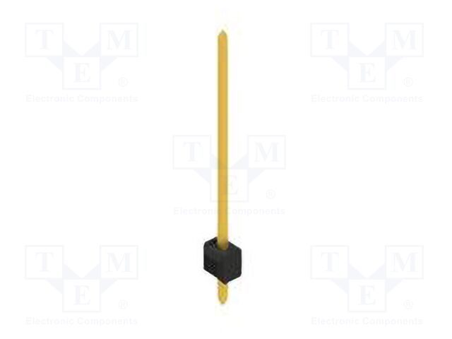 Connector: pin strips; pin header; male; PIN: 1; 2.54mm; THT; 1x1
