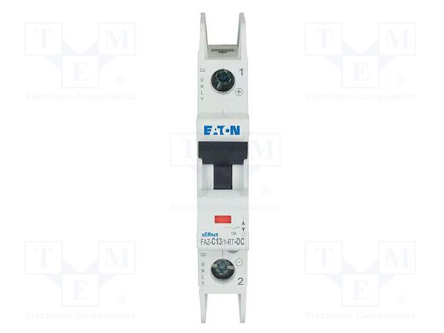Circuit breaker; 220VDC; Inom: 13A; Poles: 1; Charact: C; 10kA; IP20