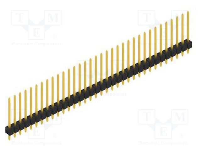 Connector: pin strips; pin header; male; PIN: 34; 2.54mm; THT; 1x34