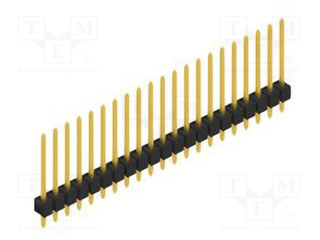 Connector: pin strips; pin header; male; PIN: 21; 2.54mm; THT; 1x21