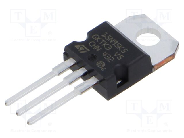 Power MOSFET, N Channel, 950 V, 12 A, 0.41 ohm, TO-220AB, Through Hole