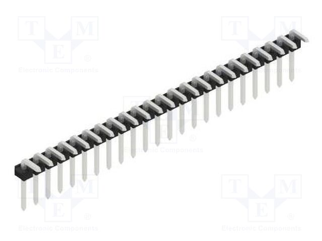 Connector: pin strips; pin header; male; PIN: 23; 2.54mm; THT; 1x23
