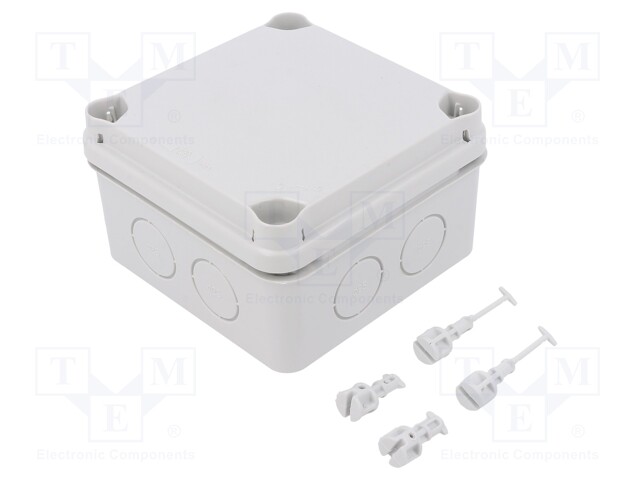 Enclosure: junction box; X: 111mm; Y: 111mm; Z: 68mm