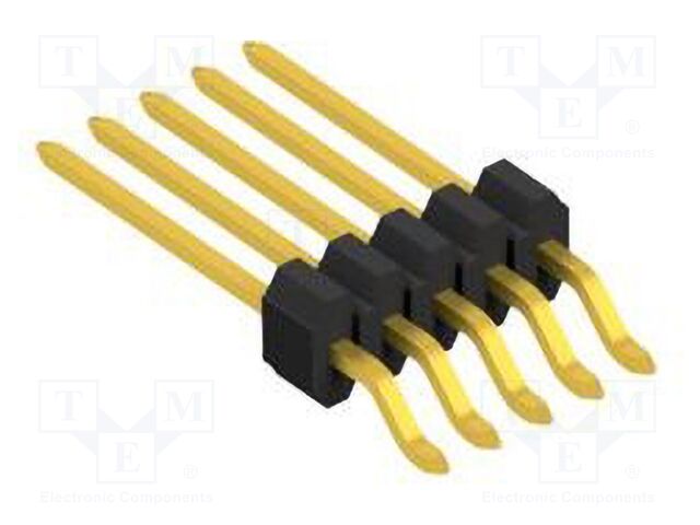 Connector: pin strips; pin header; male; PIN: 5; 1.27mm; SMT; 1x5