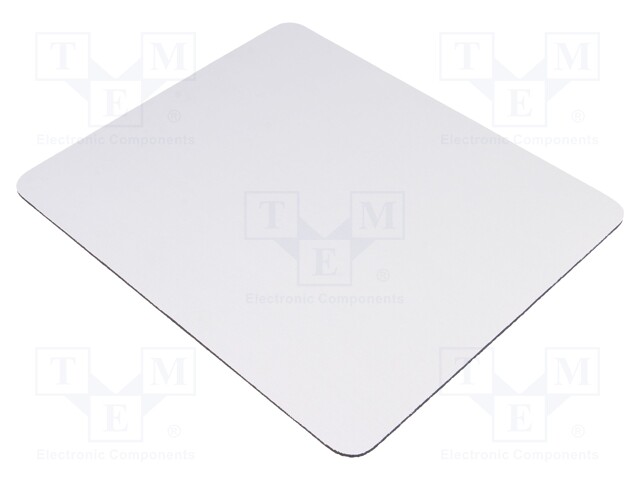 Mouse pad; white; Features: enables labelling; 250x210x3mm