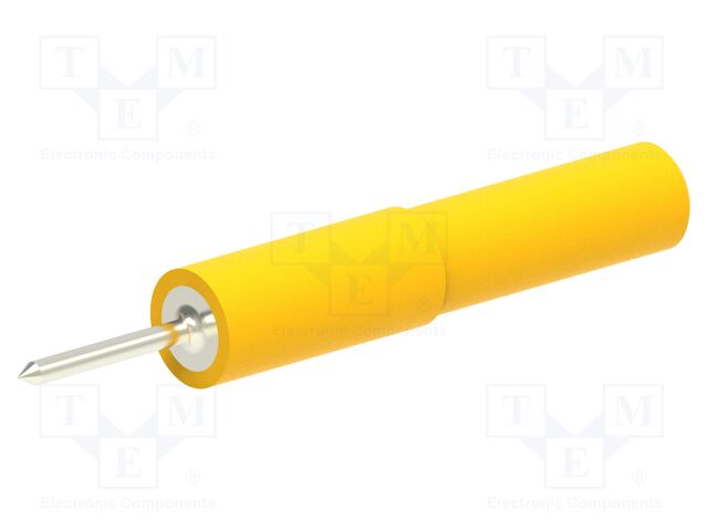 Adapter; 36A; 60VDC; 30VAC; yellow; Plating: nickel plated; 47.7mm