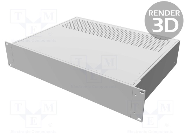Enclosure: 19" standard; 2U; Enclos.mat: aluminium; Y: 330mm