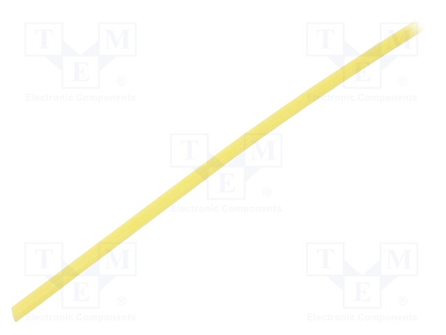 Insulating tube; yellow; -20÷155°C; Øint: 2mm; L: 200m