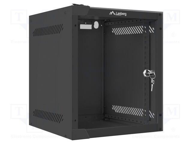 Enclosure: rack cabinet; Standard: 10"; 6U; black; Z: 310mm; X: 280mm