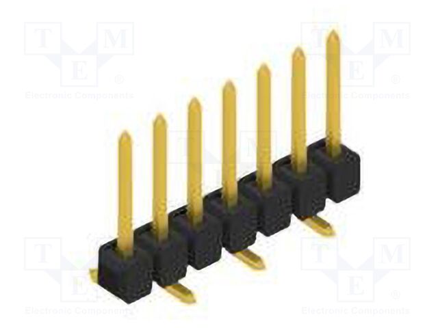 Connector: pin strips; pin header; male; PIN: 7; 2.54mm; SMT; 1x7