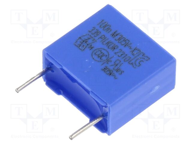 Capacitor: polypropylene; X2; 100nF; THT; ±20%; 10mm; -55÷105°C