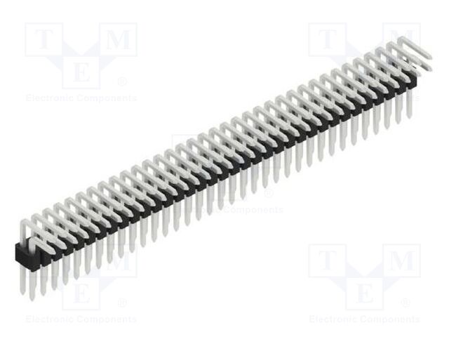 Connector: pin strips; pin header; male; PIN: 70; 1.27mm; THT; 2x35