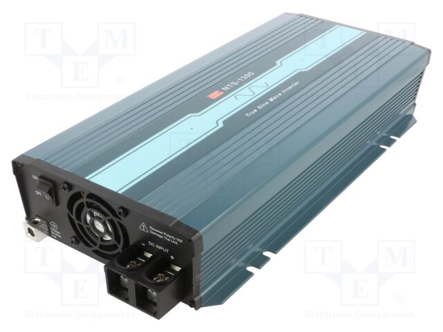Converter: DC/AC; 1.2kW; Uout: 230VAC; 10÷16.5VDC; 333x184x70mm