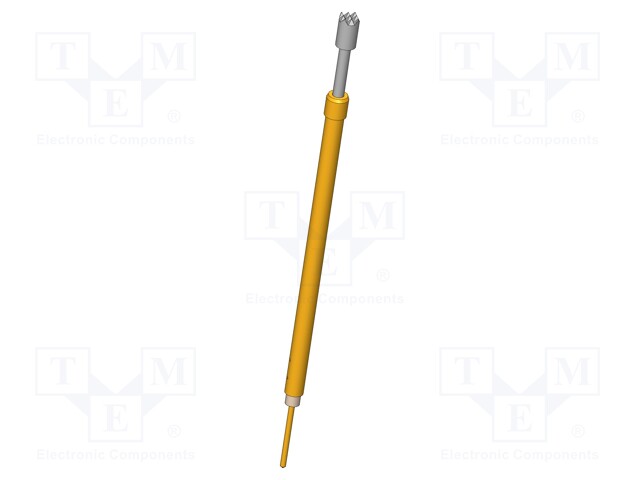 Test needle; Maksimum spring compression: 5mm; 3A; Contacts: CuBe