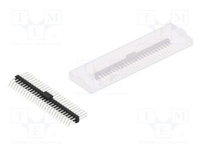 Connector: pin strips; pin header; male; PIN: 52; 2.54mm; SMT; 2x26