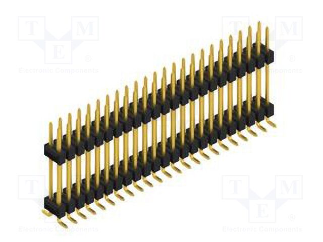 Connector: pin strips; pin header; male; PIN: 46; 2.54mm; SMT; 2x23