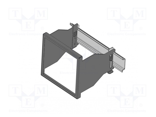 Adapter for DIN rail; Dim: 68x68mm; Dimensions: 72x72mm