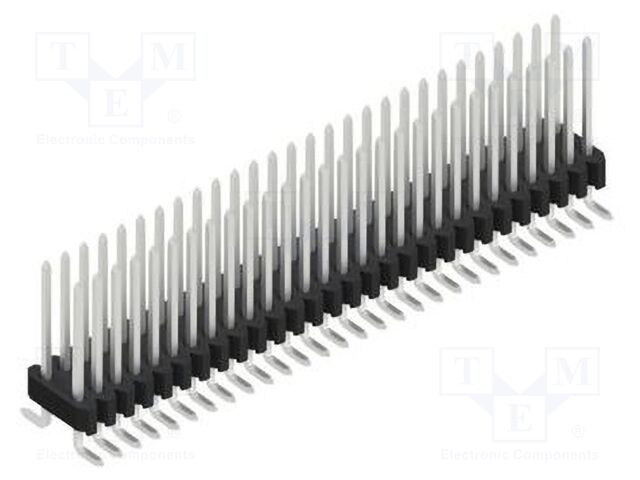 Connector: pin strips; pin header; male; PIN: 56; 1.27mm; SMT; 2x28
