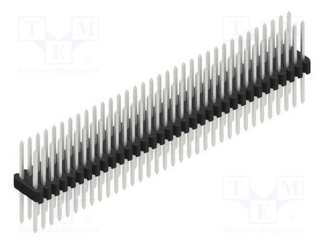 Connector: pin strips; pin header; male; PIN: 68; 1.27mm; THT; 2x34