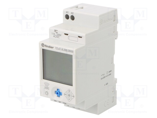 Programmable time switch; Range: 1min÷7days; SPDT; 110÷230VAC