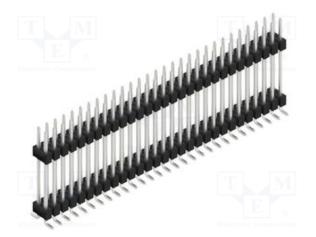 Connector: pin strips; pin header; male; PIN: 58; 2.54mm; SMT; 2x29