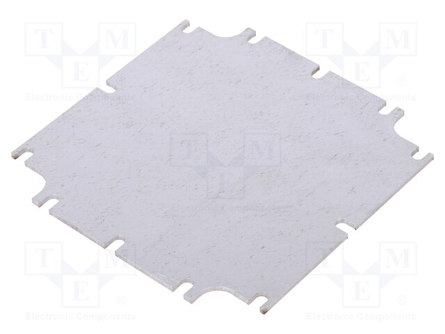 Mounting plate; steel; W: 106mm; L: 106mm; Series: ZP; ZP12012060