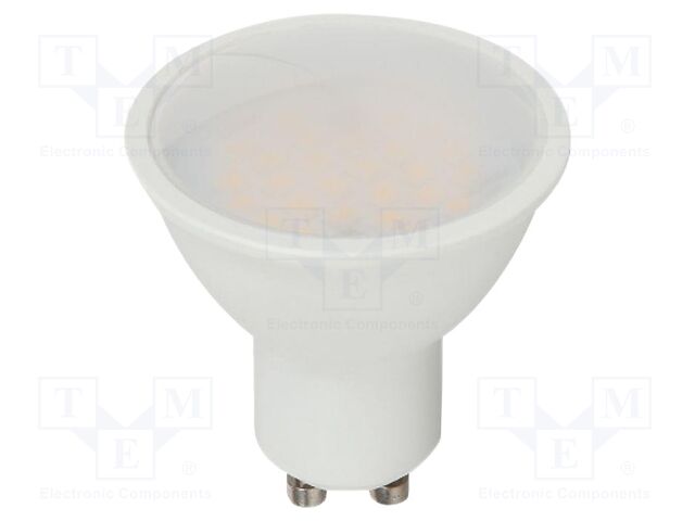 LED lamp; neutral white; GU10; 220÷240VAC; 250lm; P: 2.9W; 100°
