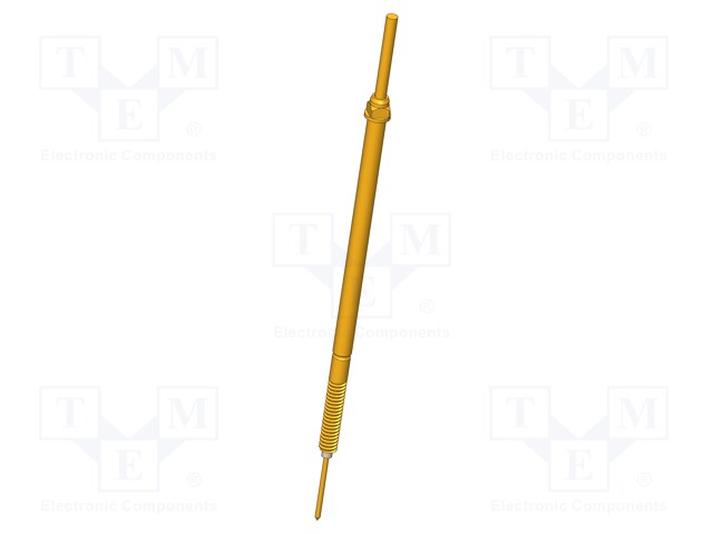 Test needle; Maksimum spring compression: 5mm; 3A; Contacts: CuBe