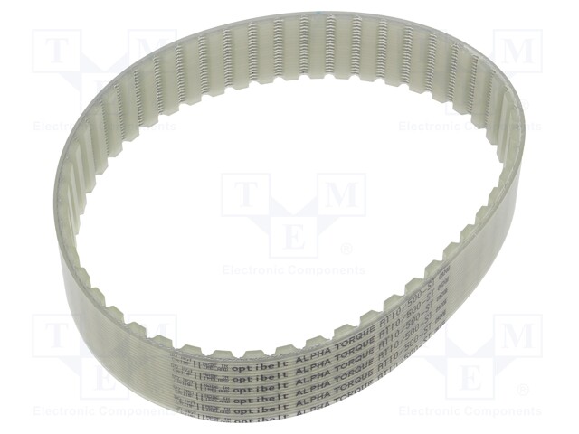 Timing belt; AT10; W: 32mm; H: 5mm; Lw: 500mm; Tooth height: 2.5mm
