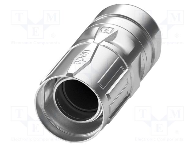 Enclosure for connectors: M23; straight; IP67; CA; Gasket: NBR