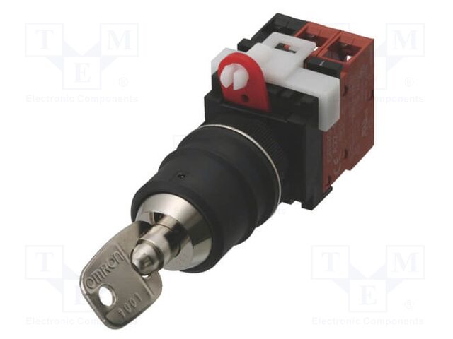 Switch: rotary with key; 22mm