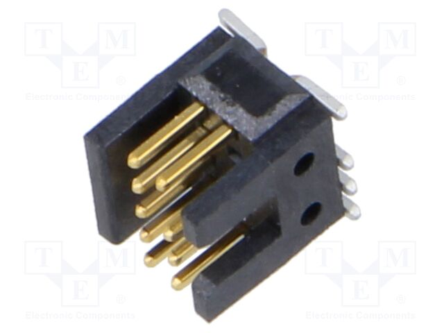 Connector: pin strips; male; PIN: 10; 1.27mm; gold flash; SMT