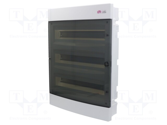 Enclosure: for modular components; IP40; white; No.of mod: 54