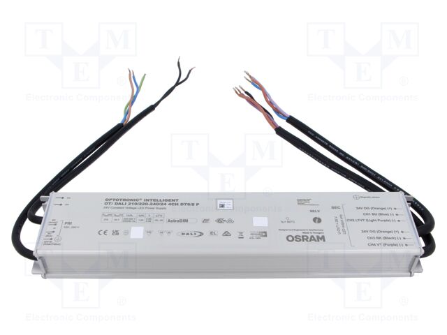Power supply: switching; LED; IP20; -25÷50°C