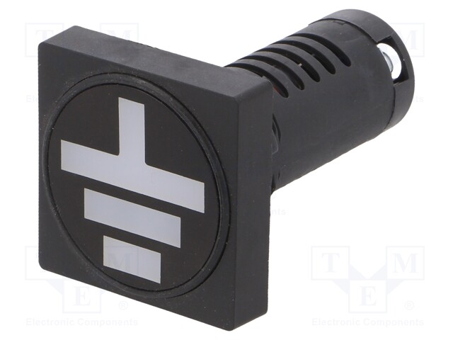 Earting indicator; 22mm; PK22; -25÷70°C; IP54; 230VAC; 230VDC; 22mm