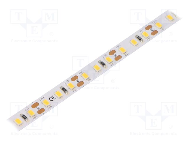 LED tape; white warm; LED/m: 120; 8mm; IP20; 120°; 9.6W/m; CRImin: 80