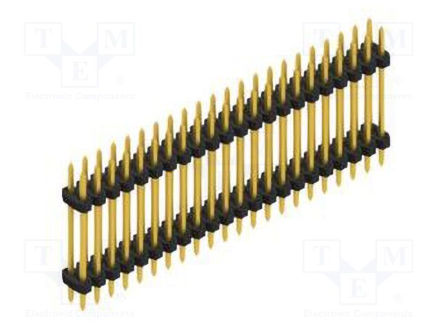 Connector: pin strips; pin header; male; PIN: 44; 2mm; THT; 2x22