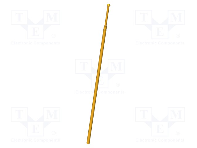 Test needle; Operational spring compression: 4.3mm; 3A; Ø: 0.9mm