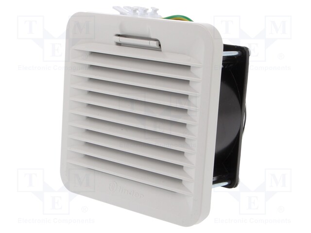 Fan: AC; axial; 230VAC; 24m3/h; 27dBA; IP54; Colour: grey (bright)