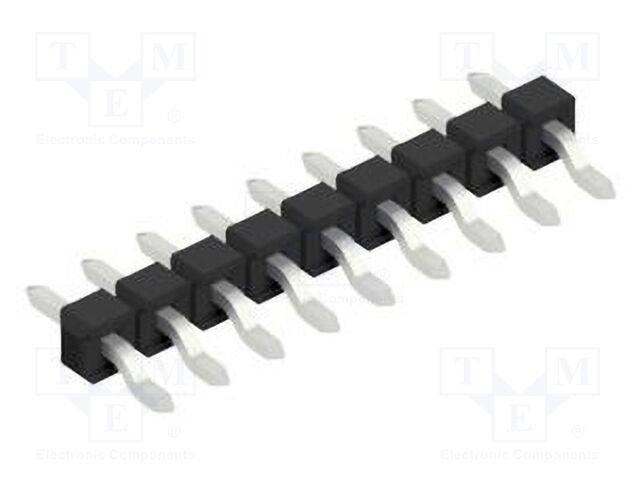 Connector: pin strips; pin header; male; PIN: 9; 2.54mm; SMT; 1x9