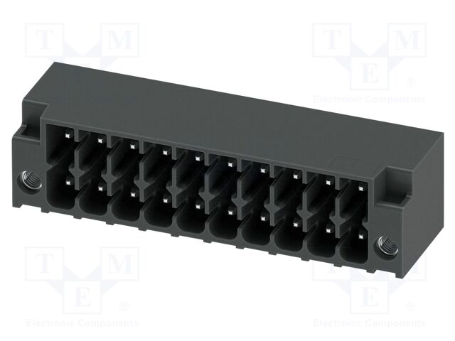 PCB headers, nominal cross section: 1.5 mm?, color: black, n