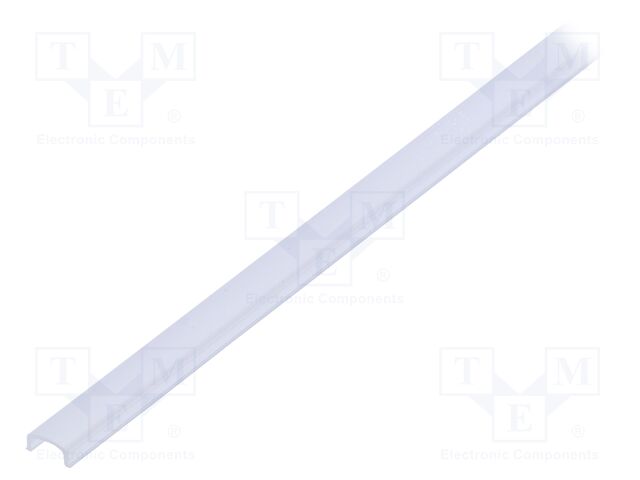 Cover for LED profiles; white; 1m; Application: PEN8; V: I; push-in