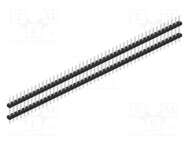 Connector: pin strips; pin header; male; PIN: 47; 2mm; THT; 1x47